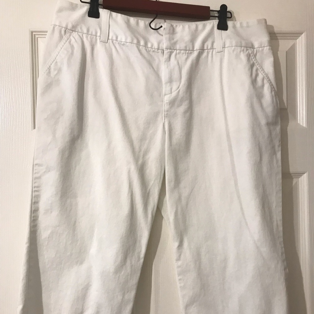 Sonoma White Capris